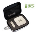 best selling eco friendly wheat straw material Promo USB flash  and wireless charger products new electronic tech gadgets